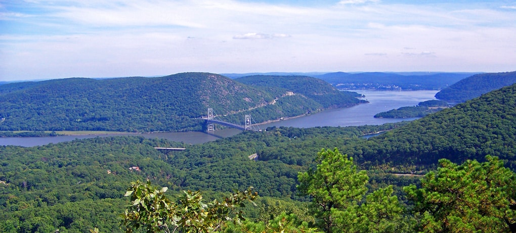 View of the Hudson River from Rockland NY